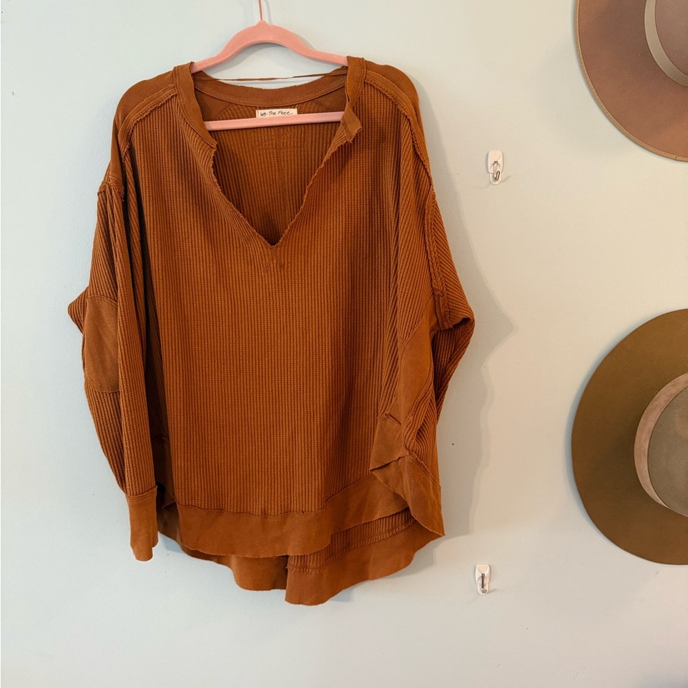 We the Free long sleeve rust top